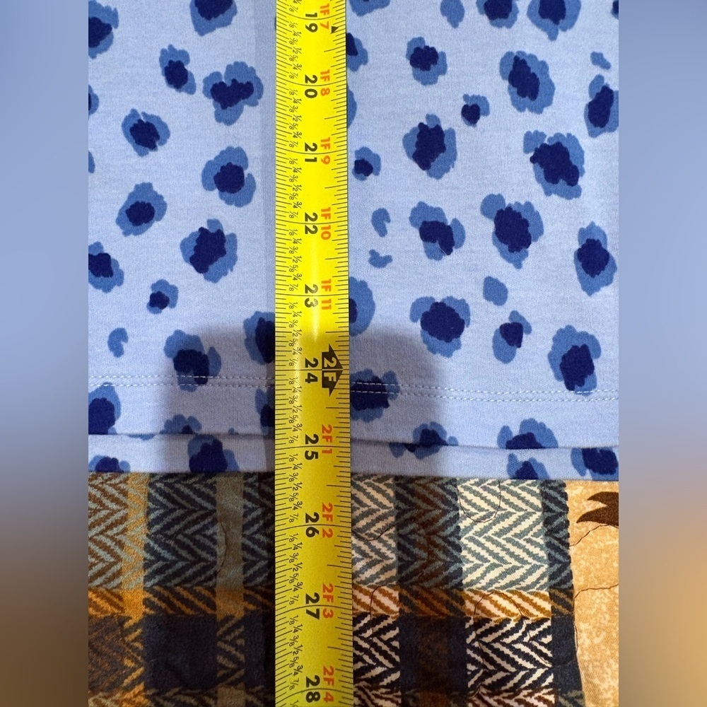 Kim Rogers Womens Blue Perfectly Soft Round Neck Pullover T-Shirt Size XLarge - Picture 7 of 8